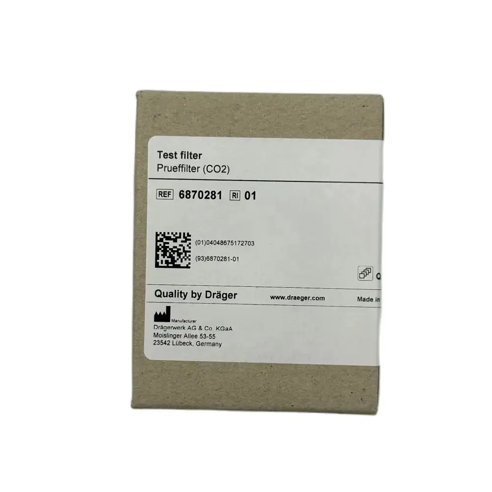 

OEM #:6870281 тестовый фильтр для проверки Drager (CO2)