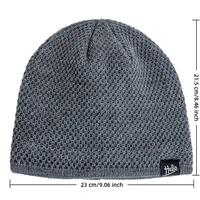 New Style Unisex Winter Hats Plush Fur Lined Beanies Hats For Men Woman Hello Letter Warm Cap Casual Winter Ski Knitted Hats 3