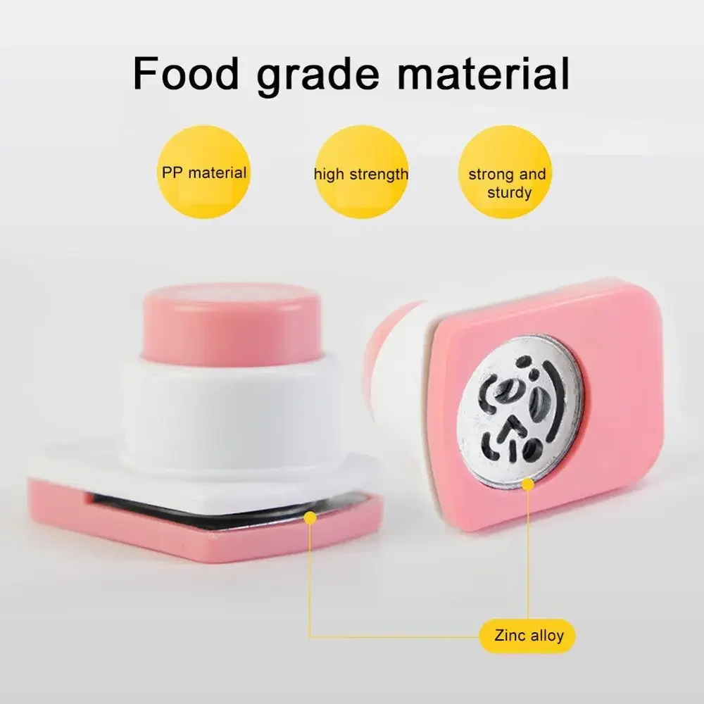 DIY Rice Ball Molds Seaweed Nori Punch Cutter Rice Ball Onigiri Mould Smile Face Cartoon Embossing Device Sushi Mold Bento Decor