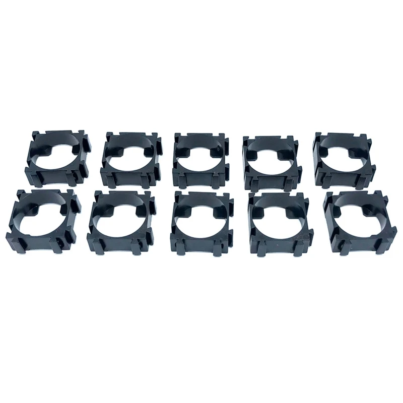 10Pcs 18650 Lithium Ion Cell Double Battery Holder Bracket for Battery Pack in Fire-Proof ABS Fixing Accessories
