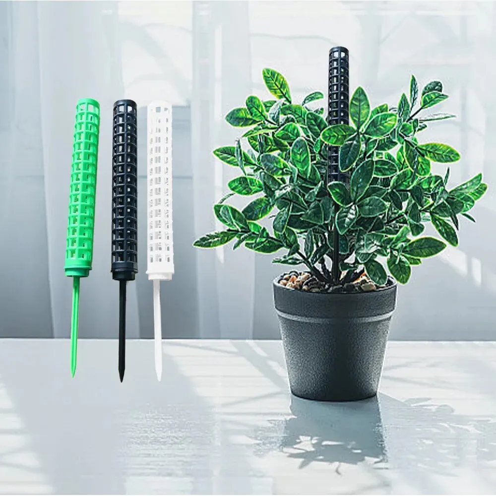 Plastic moss poles 5pcs water moss columns 25cm height moss support for plants climbing and shaping coconut columns