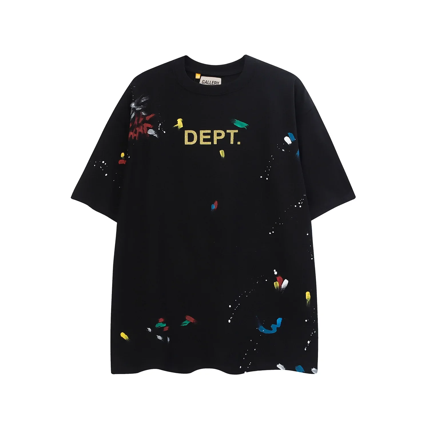 

GALLERY DEPT Fashion Trendy Casual Luxury New Women's Letter Graffiti Print Department Men's Summer Cotton Short Sleeve T-Shirt