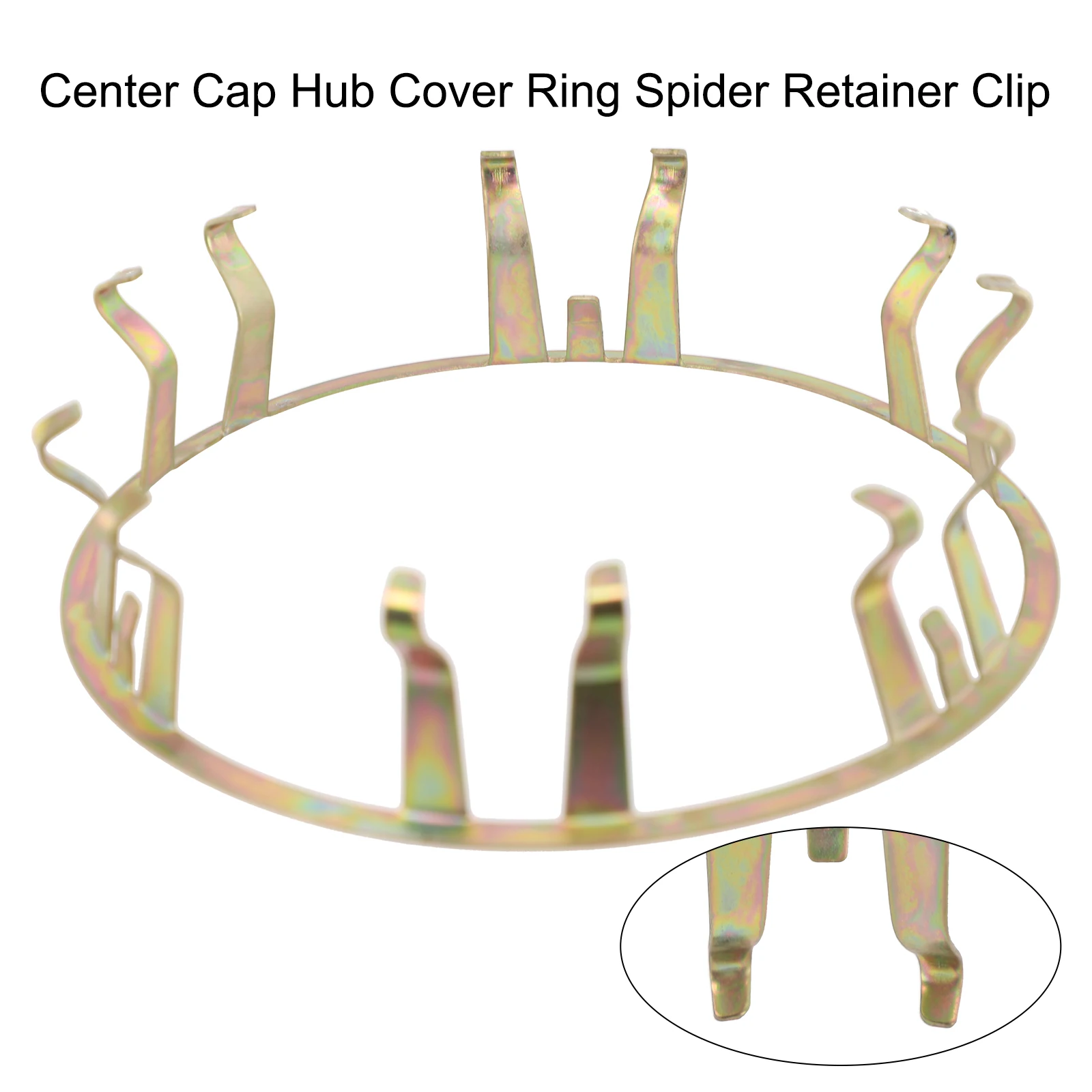 Wheel Center Hub Cap Retainer Clip Accessories Front MB624908 Metal