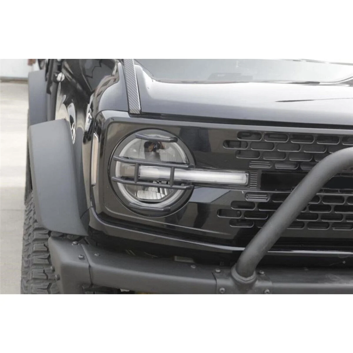 

Аксессуары для Ford Bronco 2021-2023 защита фар Обложка отделка в стиле углеродного волокна