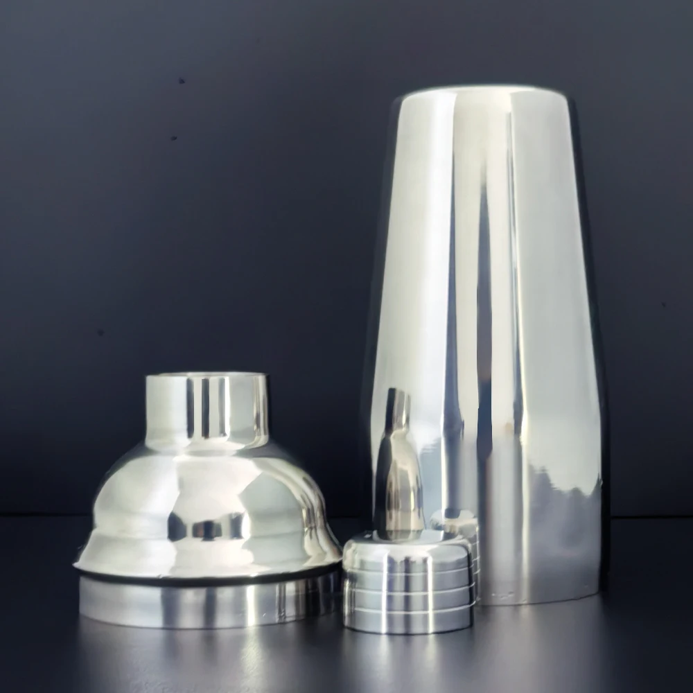 Description Picture 6 of item750ml Cocktail Shaker With Cocoktail Recipe Booklet,Martini Stainless Steel Mixer Bartender Bar Shakers (25/20oz) Tools