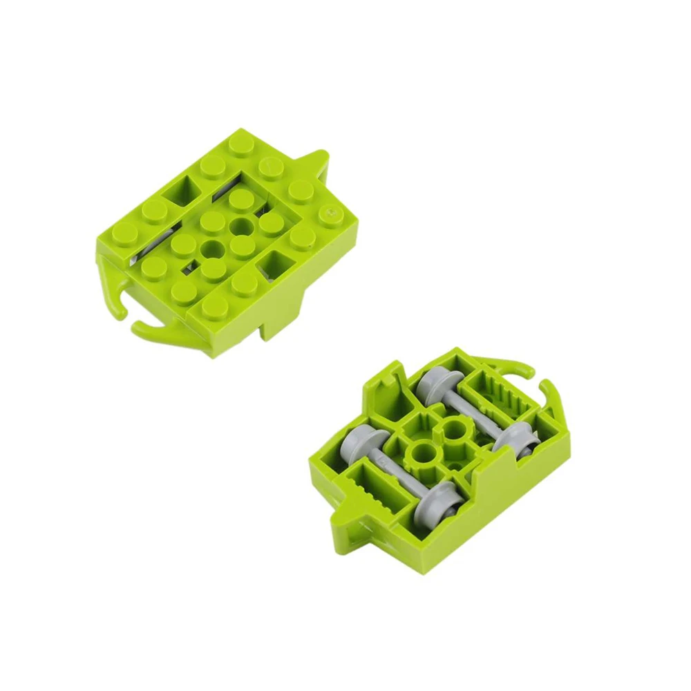 10-Piece Technical Coaster Tracks Rail Train Railway Building Set