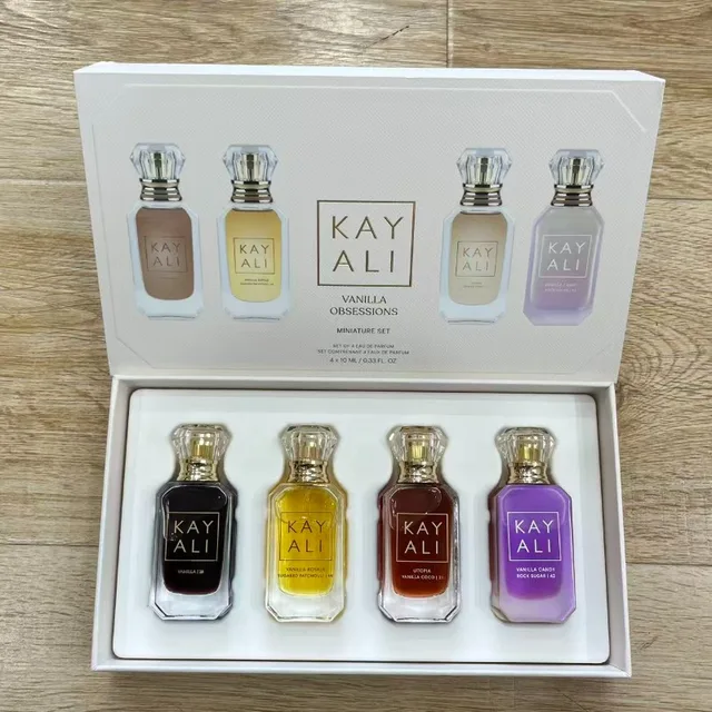 Coffret cadeau de parfum pour femme KAYALI, 4*10ml, parfum naturel longue durée, frais, doux, élégant, floral, fruité, musqué, deux senteurs 1