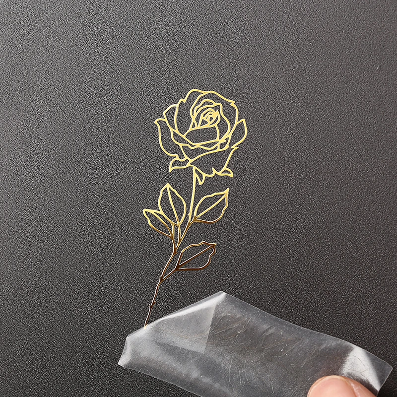 3D Custom Gold Transfer Sticker Shine Silver Metal Logo Crystal Label Self-adhesive DTF Print UV Foil Relief