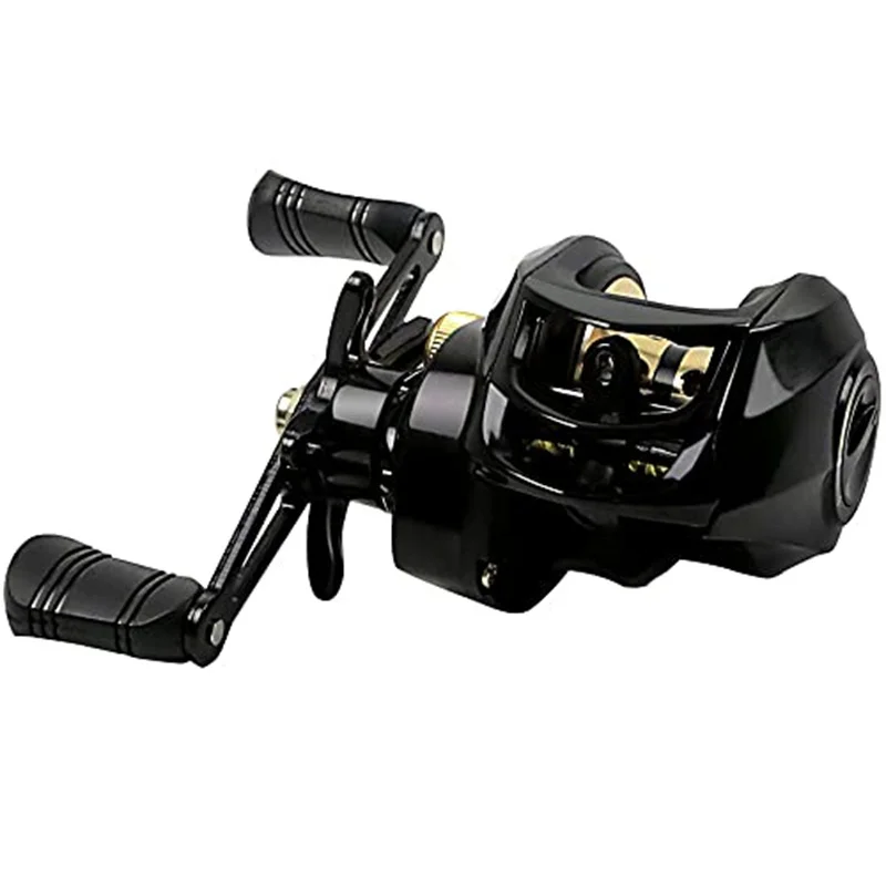 

Topline Tackle New Baitcasting Reel 12kg Max Drag High Speed 7.2:1Professional Ultra Light Freshwater Saltwater Fishing Wheel