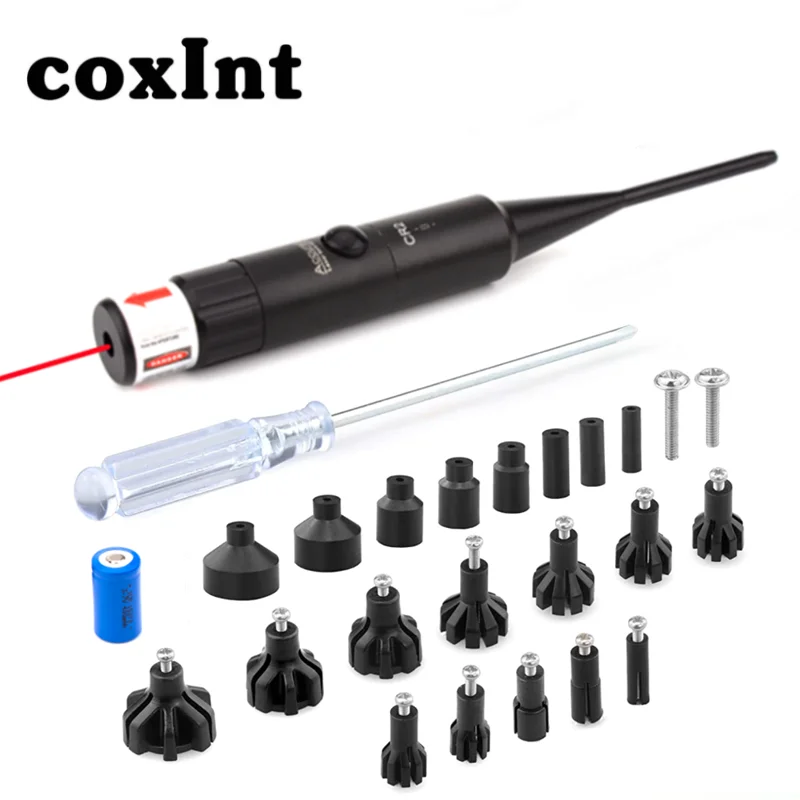 Hunting Red Laser Bore Sighter for 0.17 to 12GA Caliber Scope Red Dot Sight