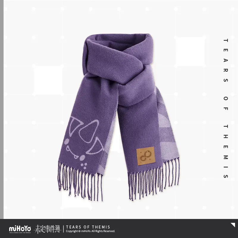 [Genuine] Anime Game Tears of Themis Characters Impressions Collection Scarves Marius Vilhelm Artem Luke Scarf Christmas Gifts
