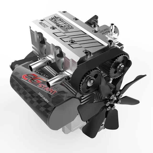FS L200AC TOYAN ENGINE Air Cooled Nitro Engine Twin Cylinder 4 Stroke Engine DIY Kit Model Toy IN STOCK 3