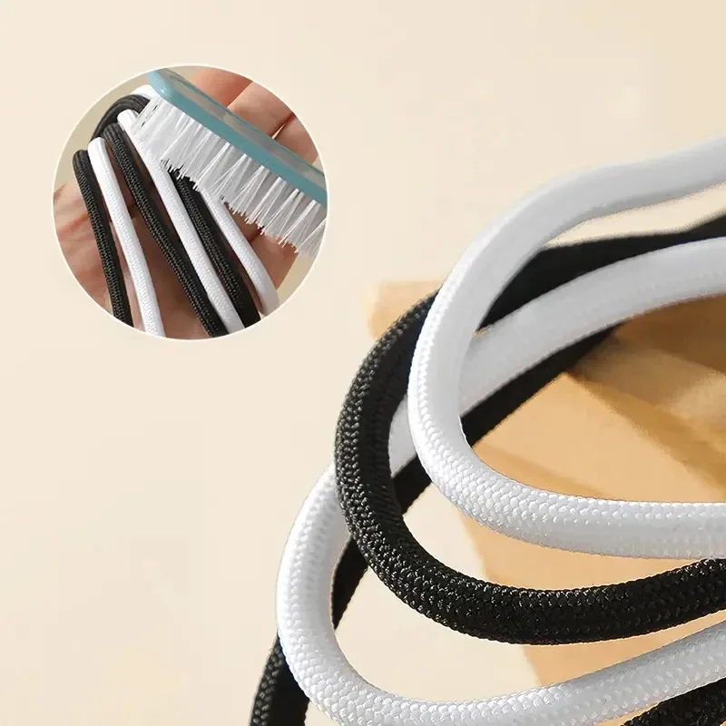Strong Elastic Band 2M Sweatpants Waist Drawstring Strap With Threading Device Cord Lock Stopper DlY Sewing Band Accessories
