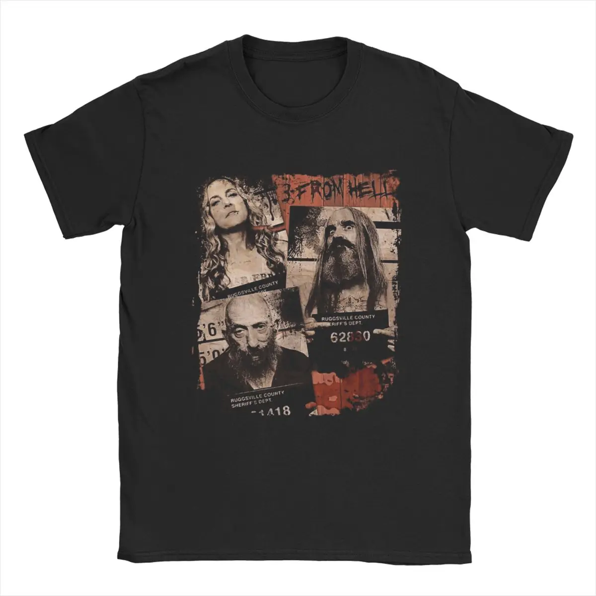 3 From Hell Horror Movie Classic T-Shirt – Otis, Baby, and Captain Spaulding