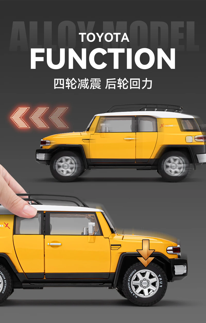 1/24 Toyota FJ Land Cruiser SUV Off Road 