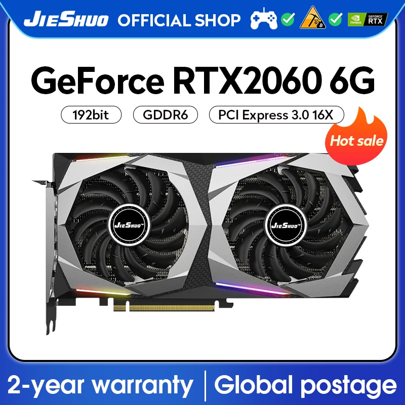 Rtx Buy Gtx 2060 JIESHUO NVIDIA RTX 2060 6GB Gaming Graphics Card