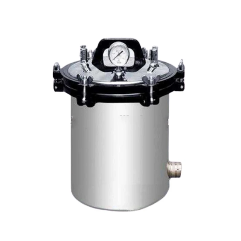 Autoclave portátil de acero inoxidable, 18 litros, 0.142MPa, 121