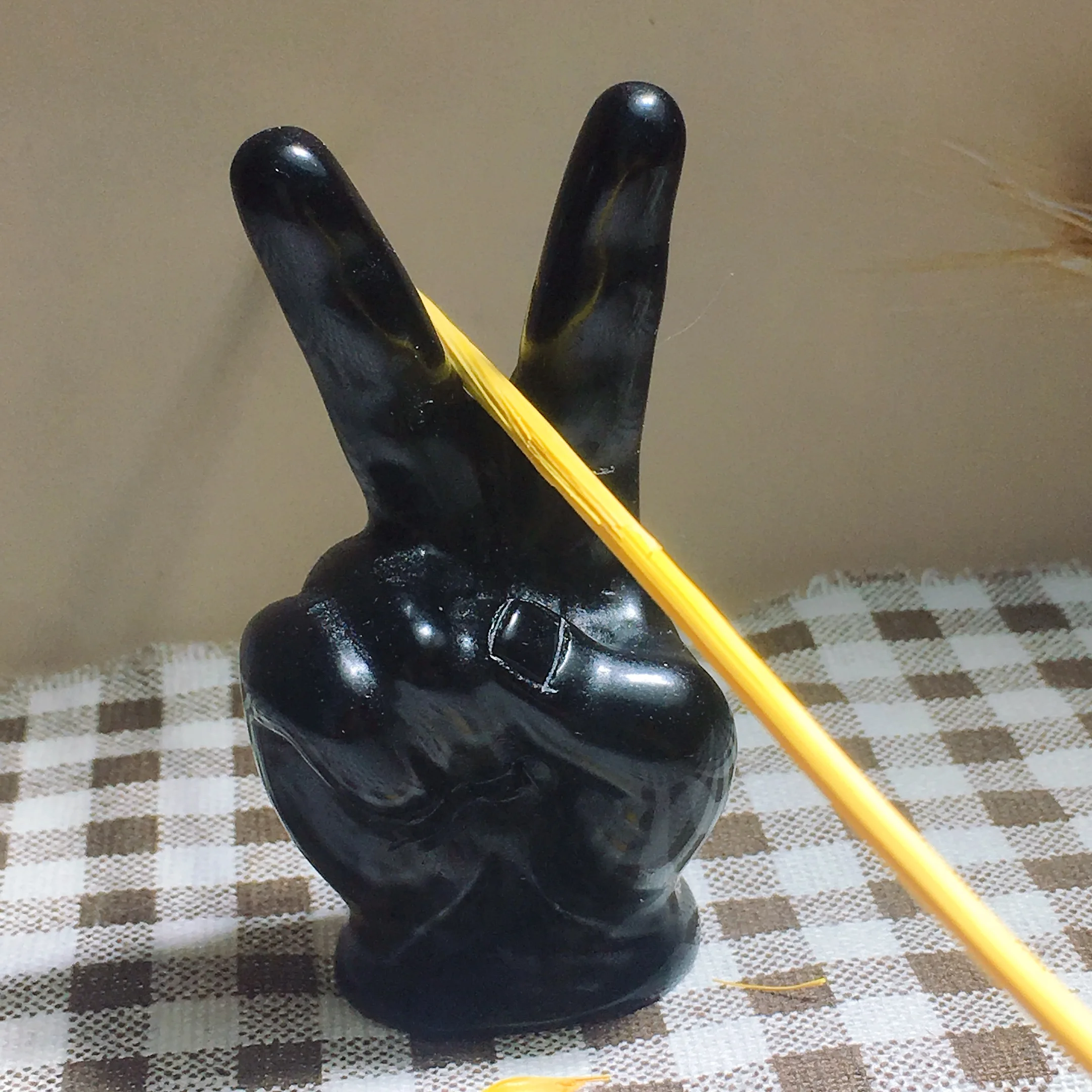 Black Obsidian Finger 2555