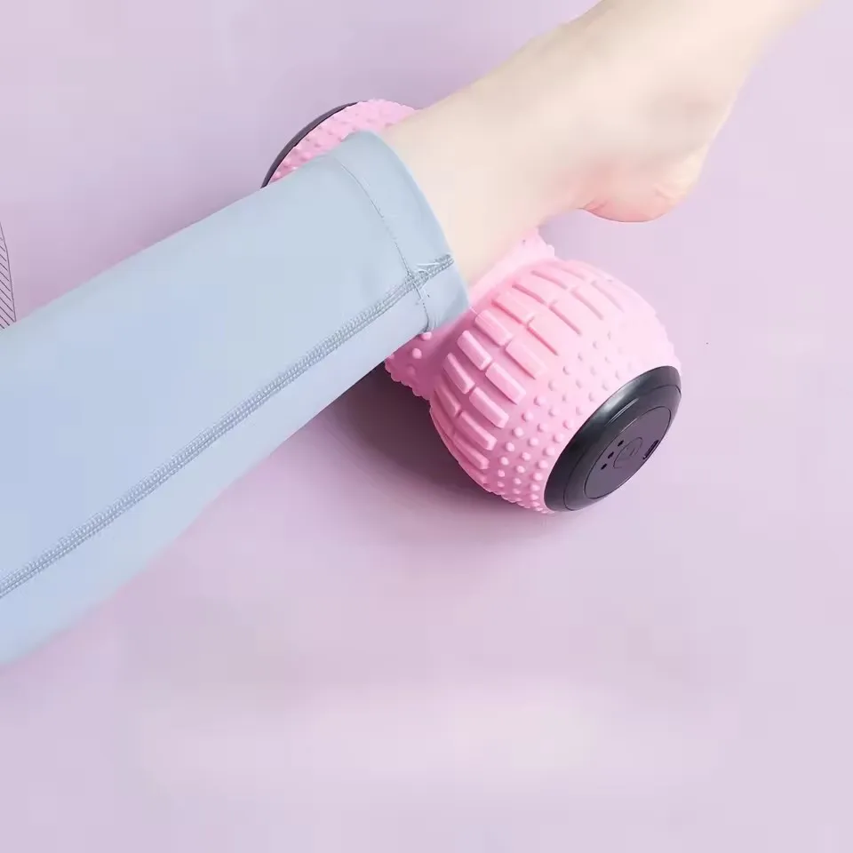 New Yoga Fascia Ball Electric Peanut Ball USB Charging Massage Leg Muscle Relaxer Shoulder Neck Lumbar Muscle Relaxation