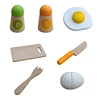 Realistic Kitchen Cutting Toy for Play Food Pretend for Play Toy Wooden Cooking Toy Shape Match Toddler Hand Grab Exerci Q81A 1