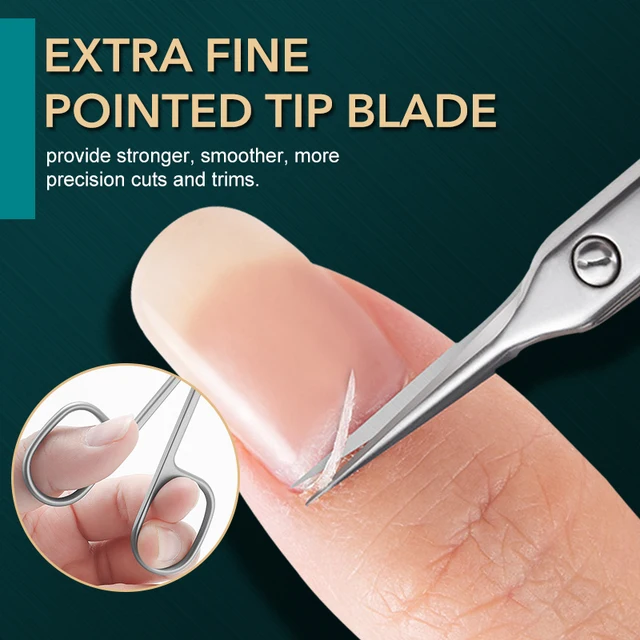 정밀한 큐티클 관리와 다목적 그루밍을 위한 러시아 매니큐어 가위