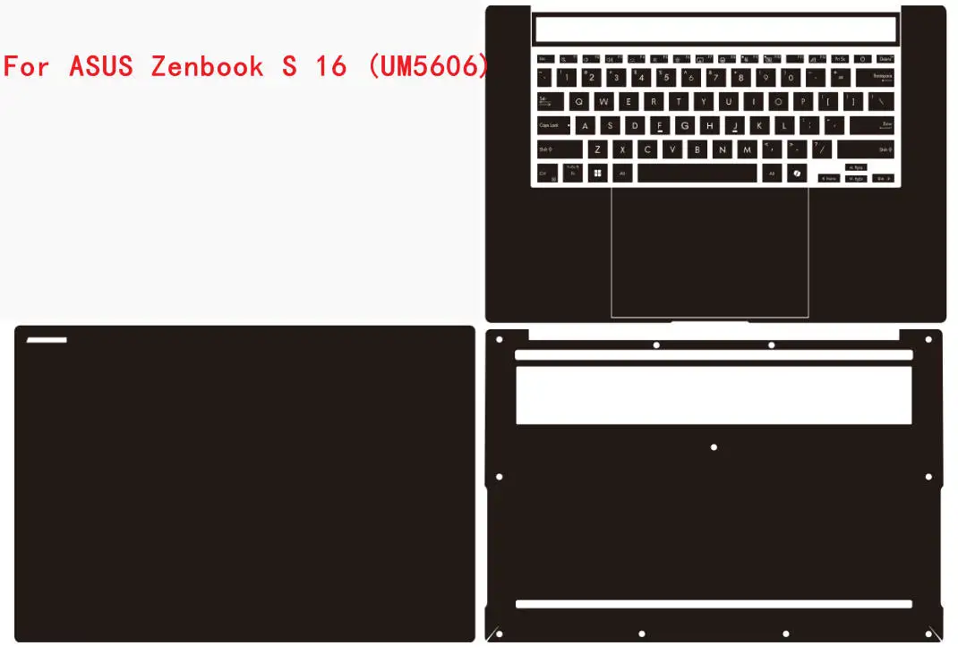 ASUS Zenbook S 16 UM5606 14 S 13 14 UX3402V UX3402Z UX3404V UX3405M UX5304M UX5304V 용 프리컷 비닐 데칼 스티커 필름 스킨