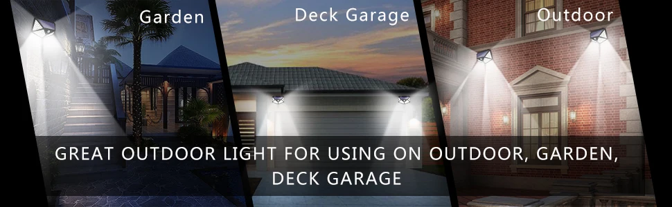 Motion Sensor Solar LED Light for Garden