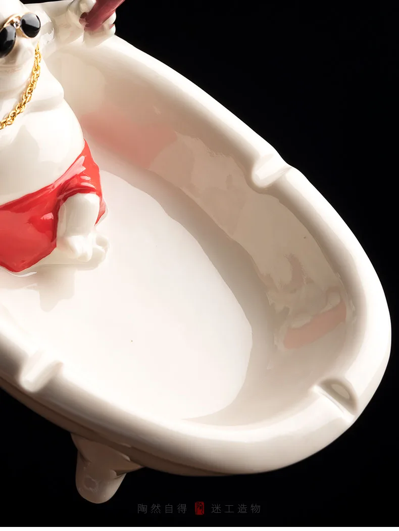 Cendrier Original Marocain En Céramique - Artisanat D'Agadir - Assarag