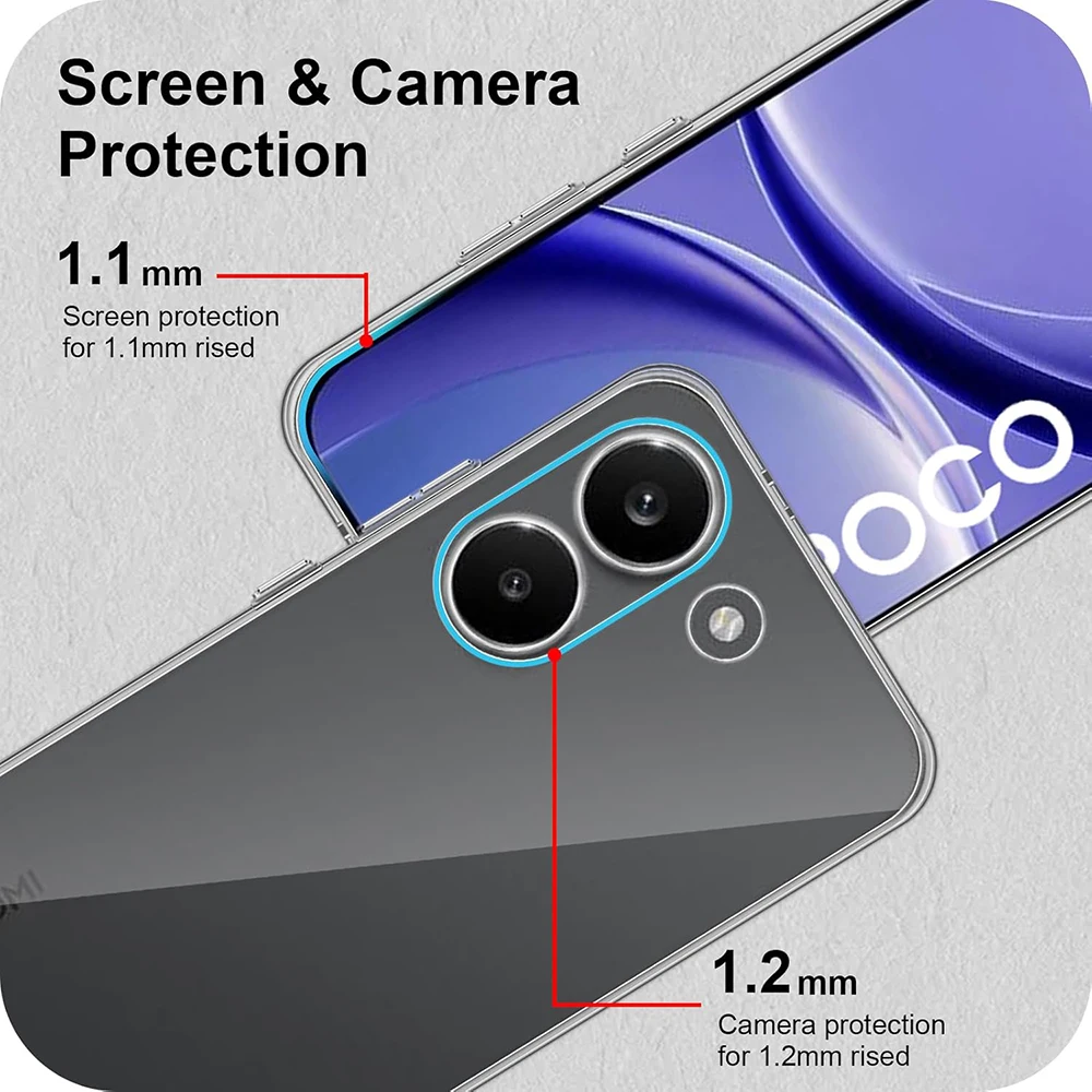 Ultra Thin Silicone Soft Case - Clear Transparent Shockproof Cover