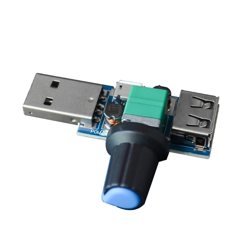 멀티 기어 USB 선풍기 속도 조절 컨트롤러, 선풍기 거버너 모듈, 4V-12V, 5W