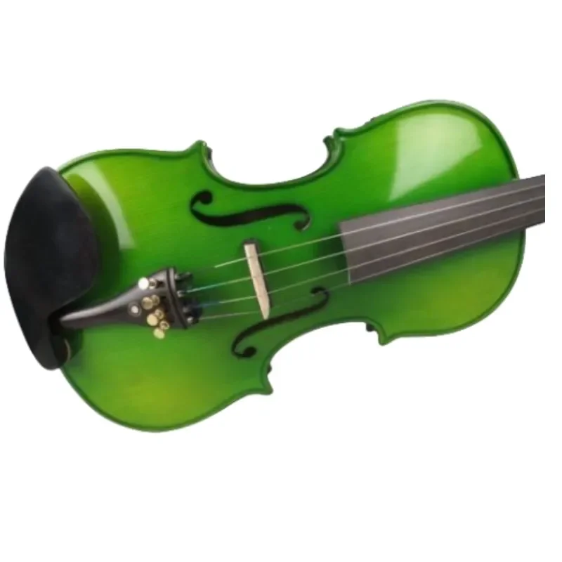 Good 4 strings Green colors 15-16" electric acoustic viola , Wonderful Sound