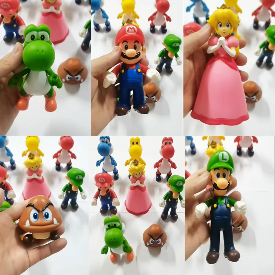 Super Mario Toys Mario Luigi Odyssey Figures Mario Bros Action Figures Mario Pvc Toy Figures Super Mario Anime Figure Model