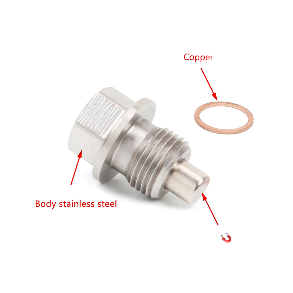

Car Oil Drain Bolts Stainless Steel Universal Truck Modification Repair