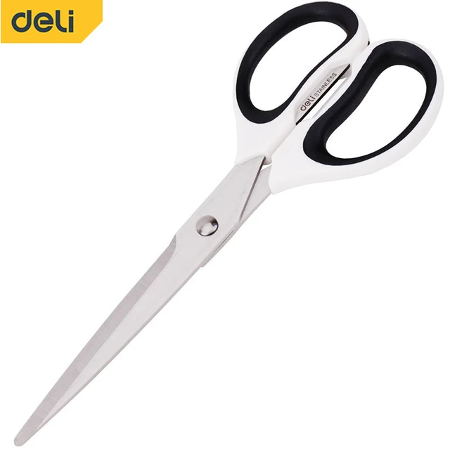 1pc Crafting Scissors, Small Plastic Handle Round Cutting Paper Scissors  For Office