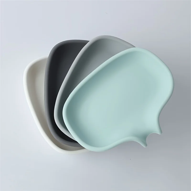 1pcs Silicone soap box soap holder, shower, bathroom, kitchen, bathtub self draining soap tray, bathroom accessories 5