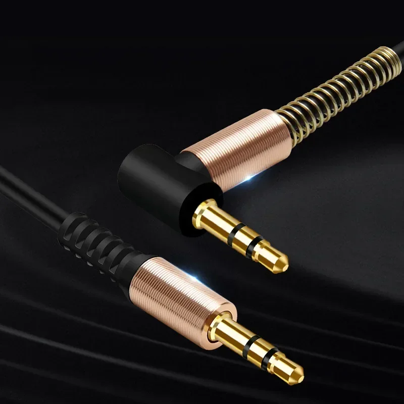 Jack da 3.5mm Jack Audio Cable Jack 3.5 Mm maschio a maschio Audio Aux Cable per Samsung Car Headphone Speaker Wire Line Aux Cord Speaker