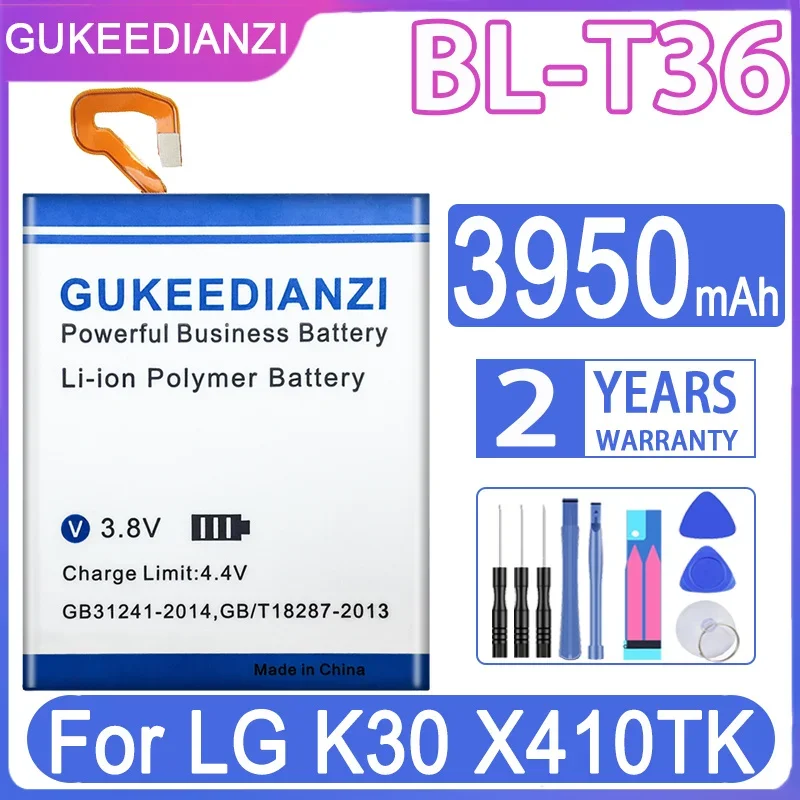 Gukeedianzi Bl-T36 Batteria Per Lg Harmony 2 K11-2018 K30 K11 Plus K11 + 2018, L413Dl X410 X410E X410L X410S X410X X410Tk K10 2018