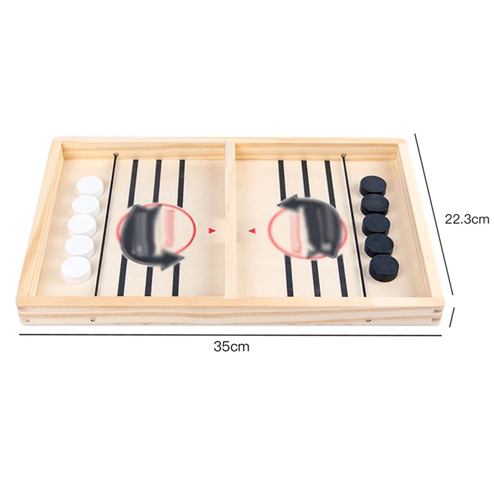 Table Hockey Game Toys Table Fast Sling Puck Super Winner Sling Battle Desktop Game Hockey Board Game Interactive Chess Toys 6