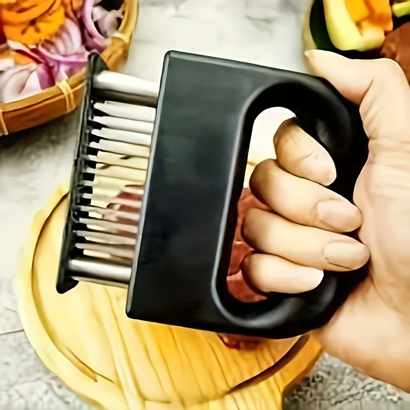48 Blades Needle Meat Tenderizer Stainless Steel Knife Meat Beaf Steak Mallet Tenderizer Hammer Pounder Cooking Tools
