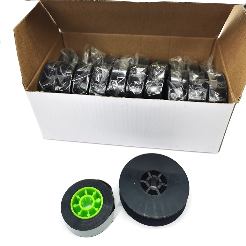 100pcs 잉크 리본 LM-IR50BC MAX LETATWIN 튜브 깃봉 인쇄기 와이어 마커 lm-550a e 프린터