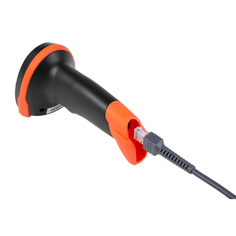 Handheld T8L/T8D Wired Barcode Scanner 1D Laser 2D Bar Code Reader USB and RS232 Interface For Serial Connection