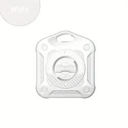 Waterproof Soft Rubber TPU Pet Protective Anti-Loss Tracker Case (White)