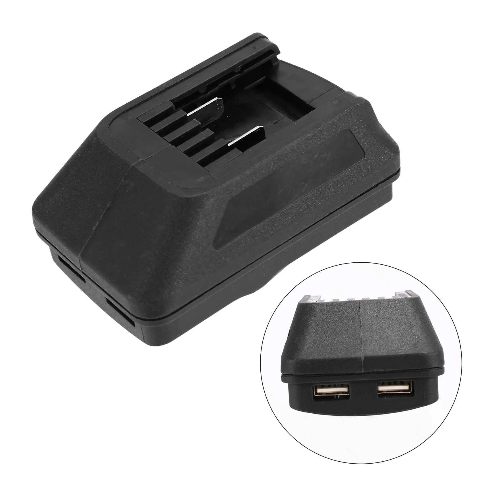 Adapter Light Lamp Flashlight Torch USB Mobile Phone Charger for Worx Orange 4 Pin Socket 20V Li-Ion Battery Power Bank Vogue