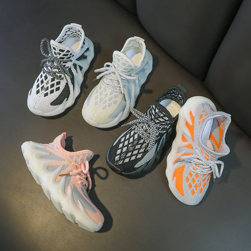 Scarpe Da Ginnastica Bambini E Ragazzi – Sneakers Leggere E Traspiranti Con Chiusura A Strappo – Per Scuola E Sport - 3