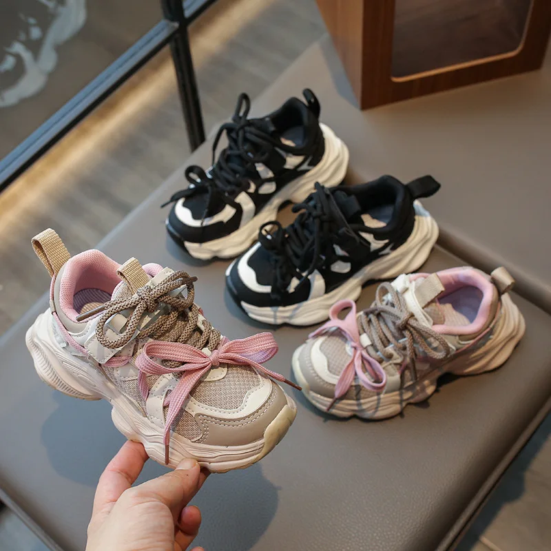 Children's Sneakers Spring Autumn Fashion Sports Shoes for Toddlers Breathable Non-slip Kids Running Causal Shoes for Boys Girls 2