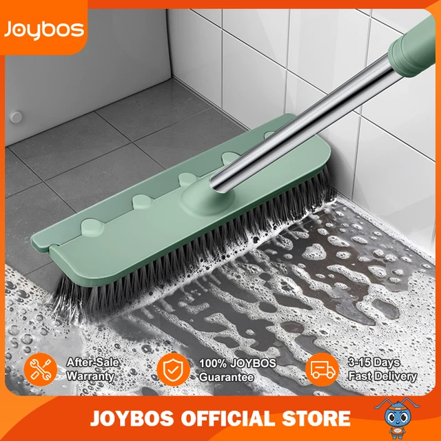 JOYBOS spazzola per pavimenti 2 In 1 tergicristallo per bagno In