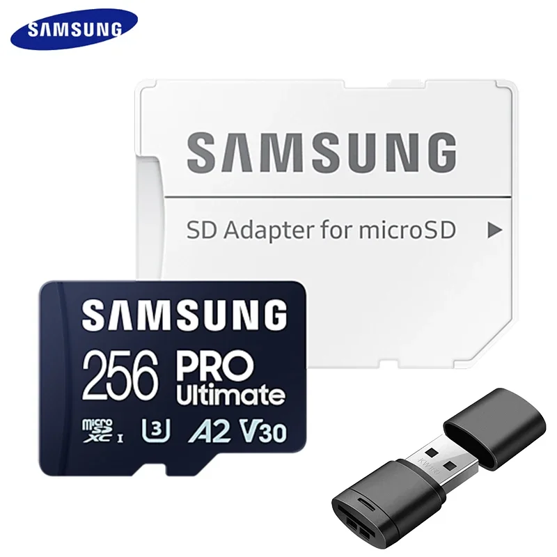 

SAMSUNG PRO Ultimate Micro SD 128GB U3 V30 Memory Card 256GB A2 4K TF Card 512GB High Speed 200M/s Micro SD Card MicroSDXC C10