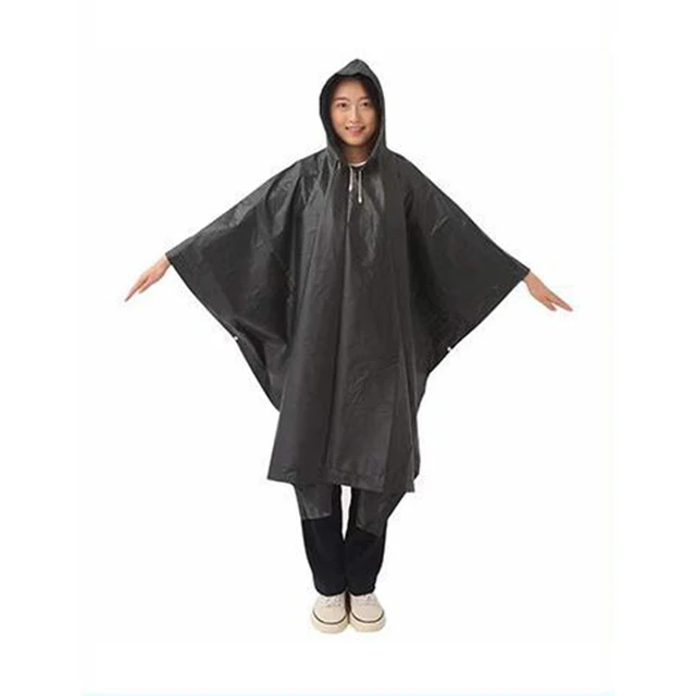 Poncho Antipioggia Unisex Con Cappuccio – Impermeabile Per Bici, Trekking, Campeggio