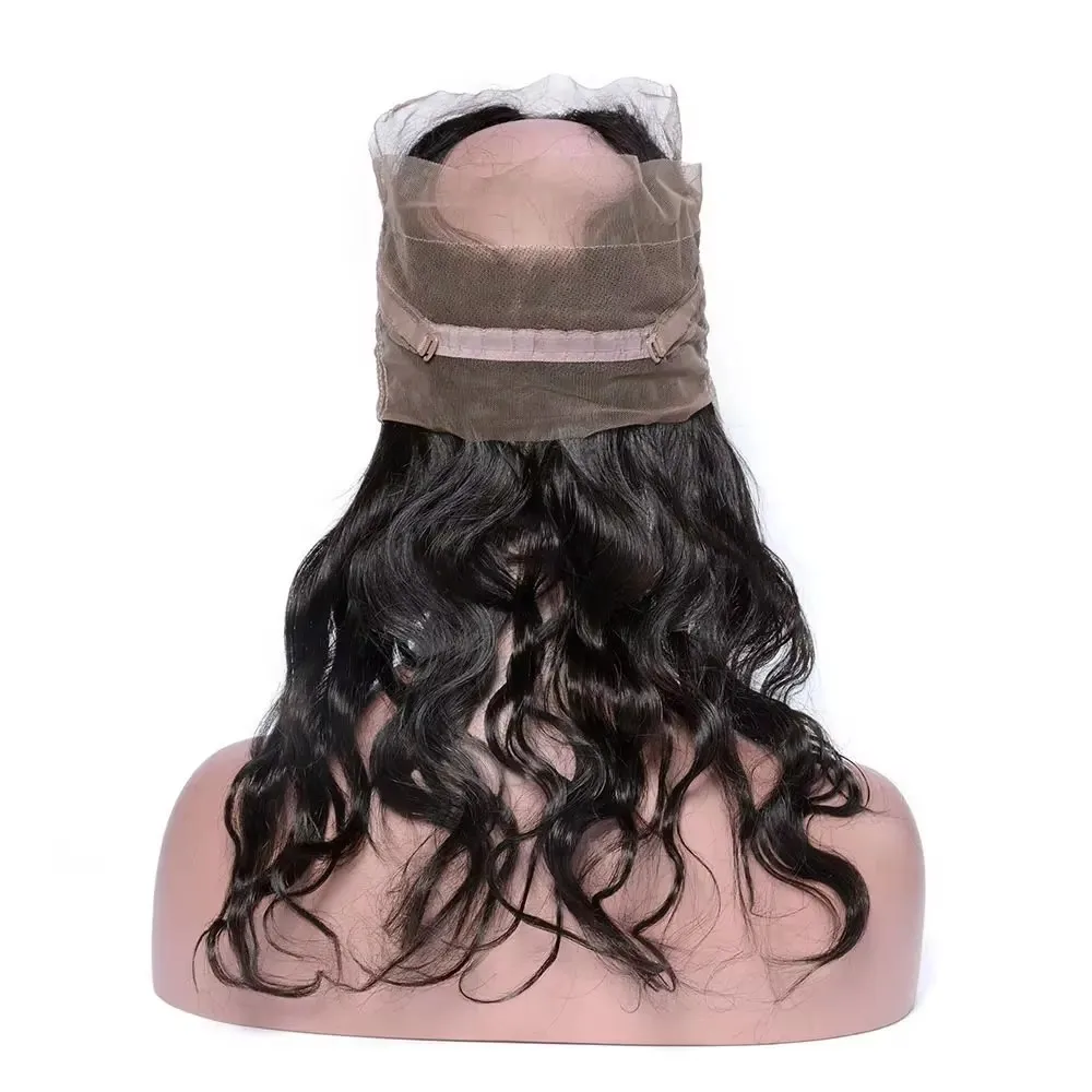 Body Wave 2&times;6 4x4 Transparent Lace Closure Human Hair 6&times;6 5&times;5 Lace Closure 360 Full Frontal Natural Black Color