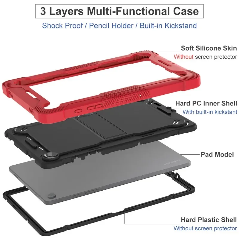 Hybrid Shockproof Tablet Case - Rugged Protection Cover